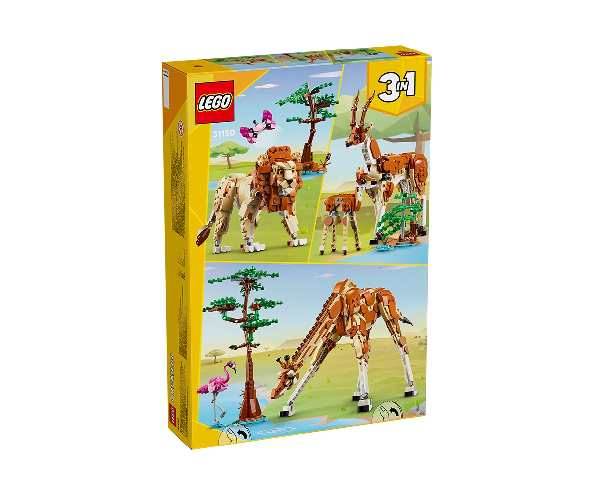 Детски комплект за игра LEGO® Creator 31150 - Диви животни от сафари thumb 2 Конструктор ЛЕГО Creator 31150 thumb 2