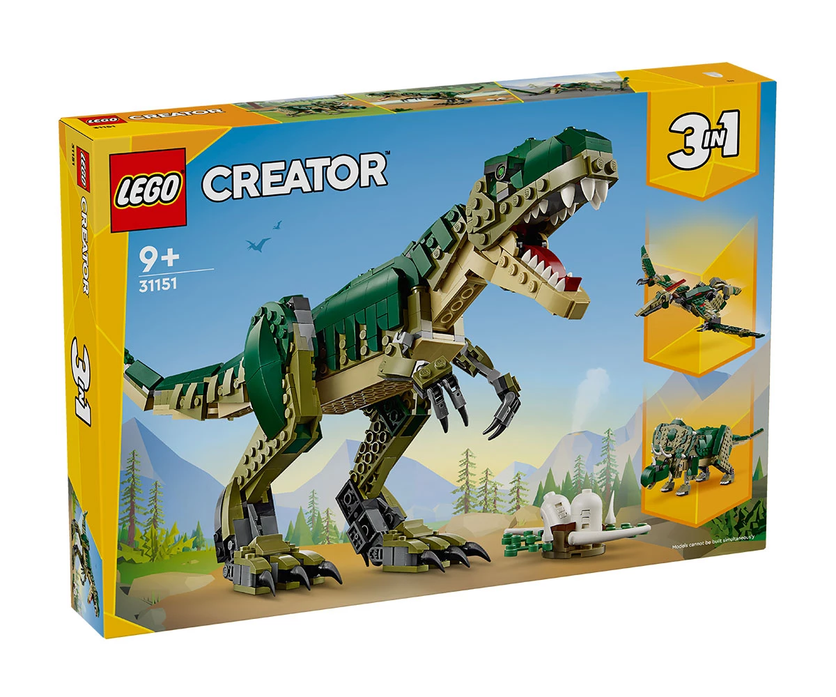 Детски комплект за игра LEGO® Creator 31151 - Tиранозавър рекс Конструктор ЛЕГО Creator 31151