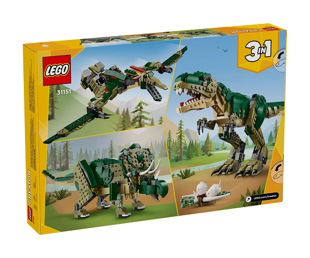Детски комплект за игра LEGO® Creator 31151 - Tиранозавър рекс thumb 2 Конструктор ЛЕГО Creator 31151 thumb 2