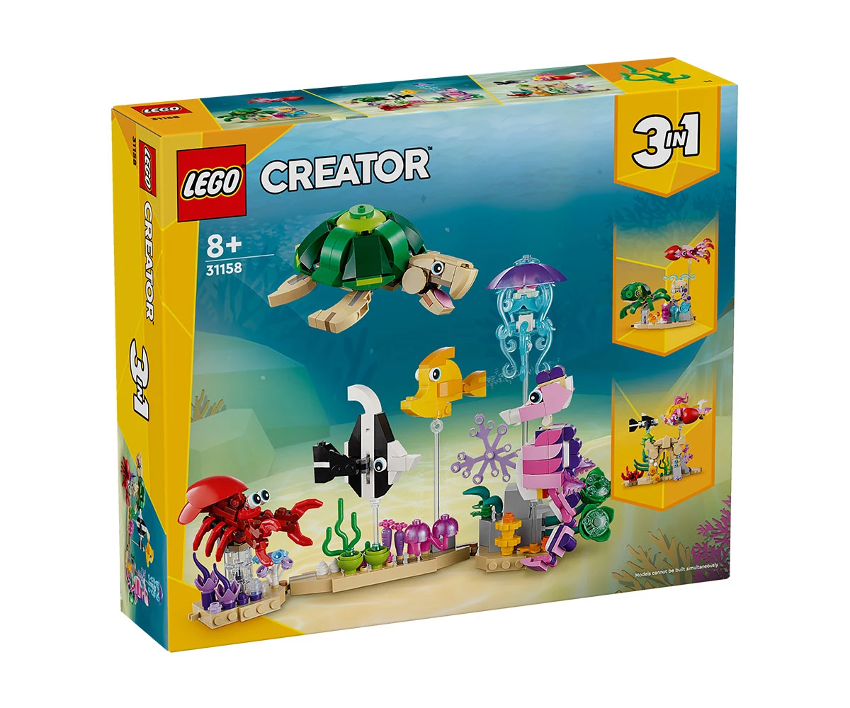 Детски комплект за игра LEGO® Creator 31158 - Морски животни Конструктор ЛЕГО Creator 31158