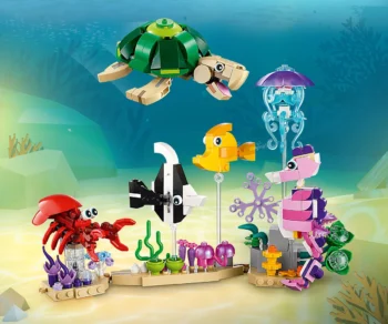 Детски комплект за игра LEGO® Creator 31158 – Морски животни