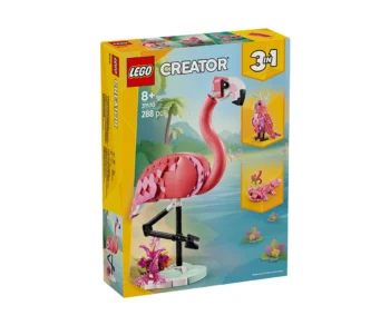 Детски комплект за игра LEGO® Creator 31170 – Диви животни: Розово фламинго