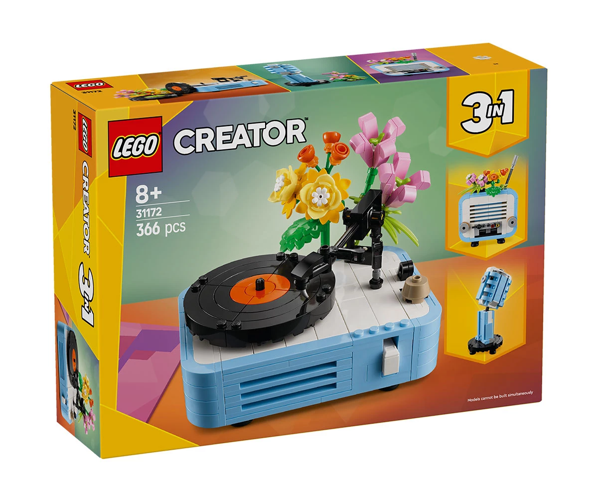 Детски комплект за игра LEGO® Creator 31172 - Грамофон с цветя Конструктор ЛЕГО Creator 31172