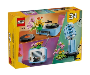 Детски комплект за игра LEGO® Creator 31172 – Грамофон с цветя