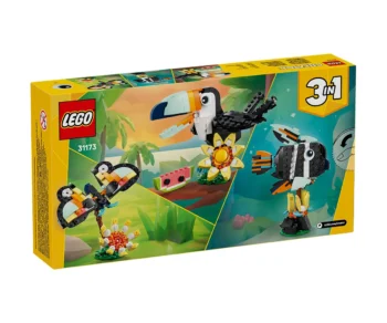 Детски комплект за игра LEGO® Creator 31173 – Диви животни: Тропически тукан
