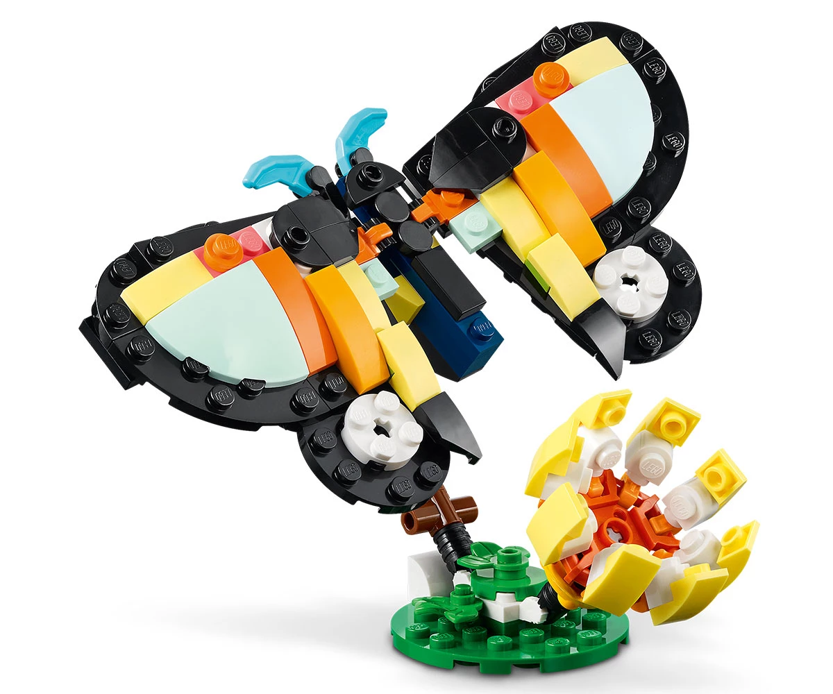 Детски комплект за игра LEGO® Creator 31173 - Диви животни: Тропически тукан thumb 4 LEGO® Creator 31173 - Wild animals: Tropical Toucan thumb 4
