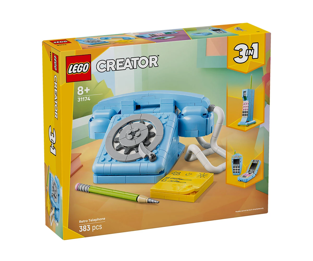Детски комплект за игра LEGO® Creator 31174 - Ретротелефон LEGO® Creator 31174 - Retro Telephone