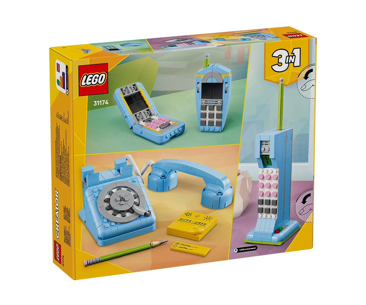 Детски комплект за игра LEGO® Creator 31174 - Ретротелефон thumb 2 LEGO® Creator 31174 - Retro Telephone thumb 2