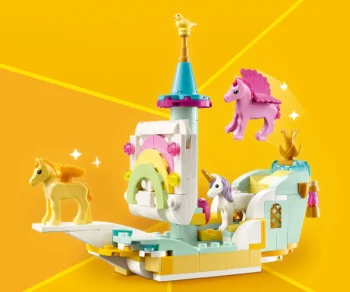 Детски комплект за игра LEGO® Creator 31175 – Замъкът на еднорозите