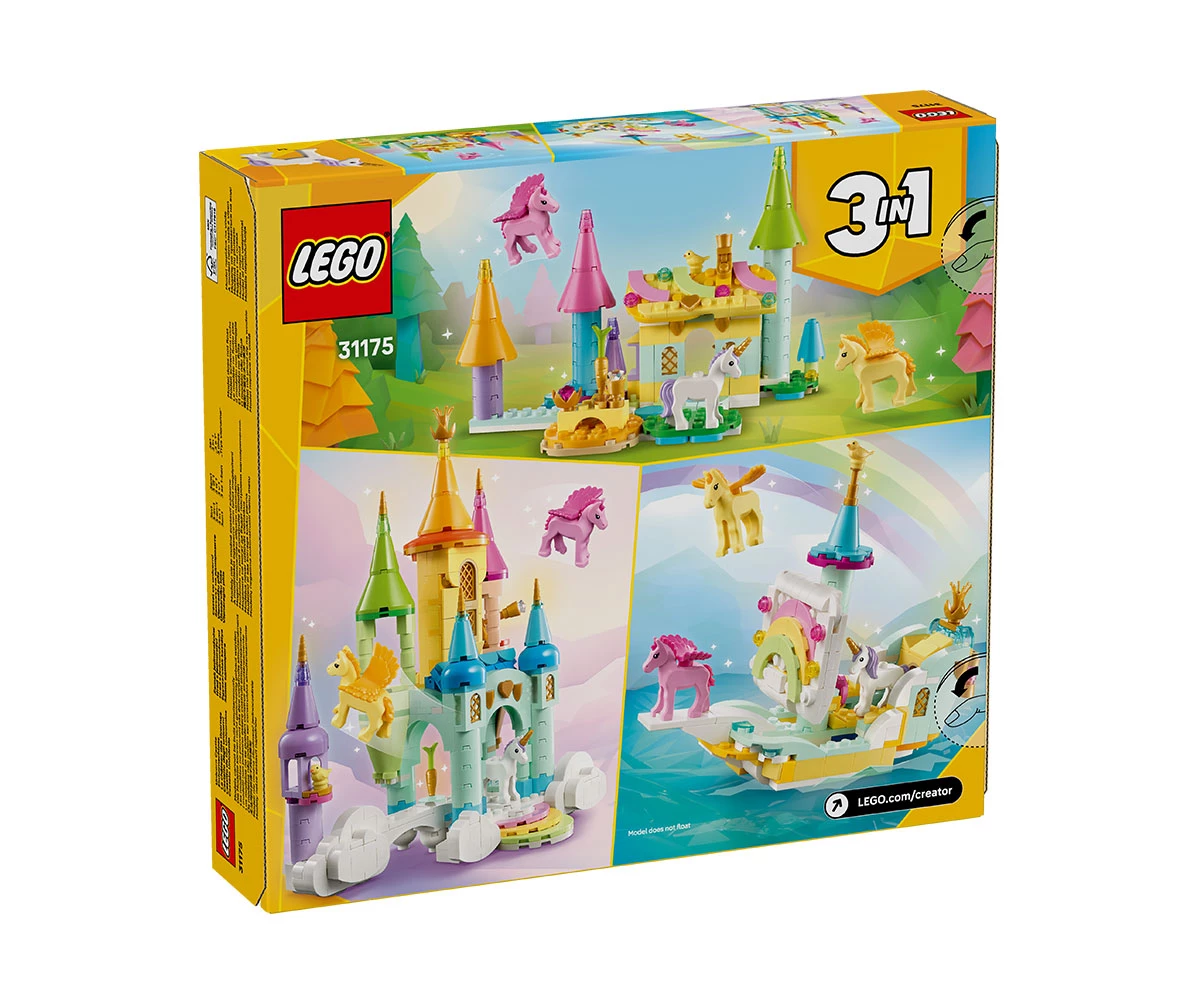 Детски комплект за игра LEGO® Creator 31175 - Замъкът на еднорозите thumb 2 LEGO® Creator 31175 - Unicorn Castle thumb 2