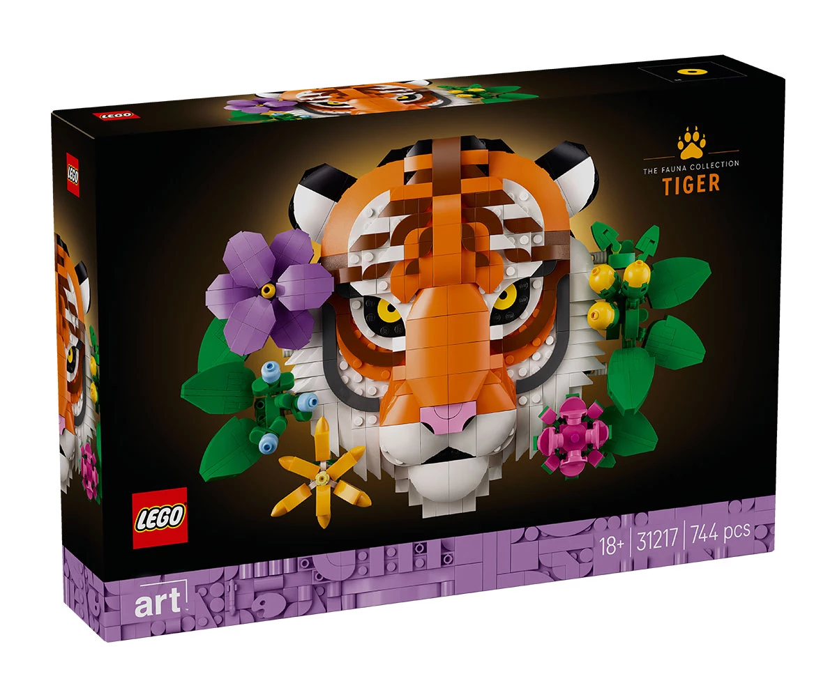 Детски комплект за игра LEGO® Art 31217 - Колекция с фауна – тигър LEGO® Art 31217 - The Fauna Collection - Tiger