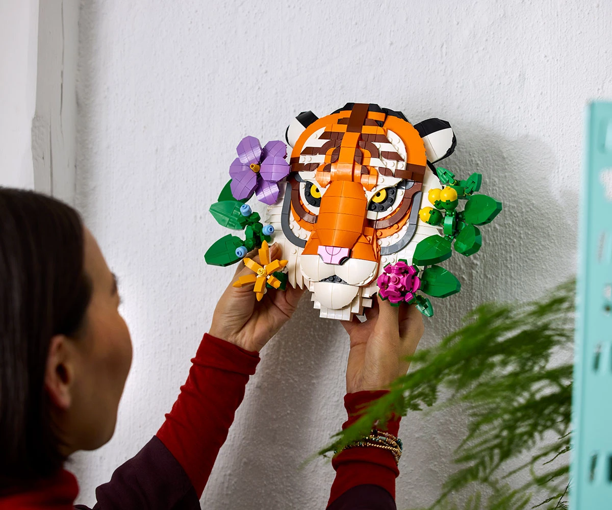 Детски комплект за игра LEGO® Art 31217 - Колекция с фауна – тигър thumb 14 LEGO® Art 31217 - The Fauna Collection - Tiger thumb 14