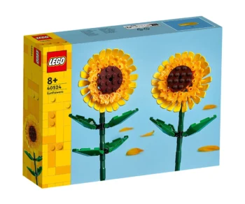 Детски комплект за игра LEGO® Iconic 40524 – Слънчогледи | Цвете | Цветя