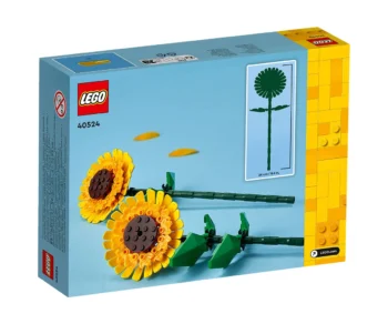 Детски комплект за игра LEGO® Iconic 40524 – Слънчогледи | Цвете | Цветя