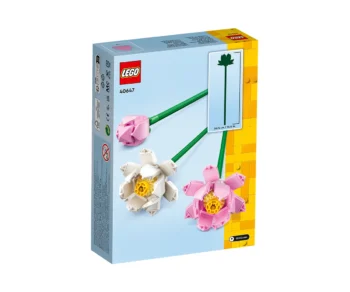 Детски комплект за игра LEGO® Iconic 40647 – Лотоси | Цвете | Цветя