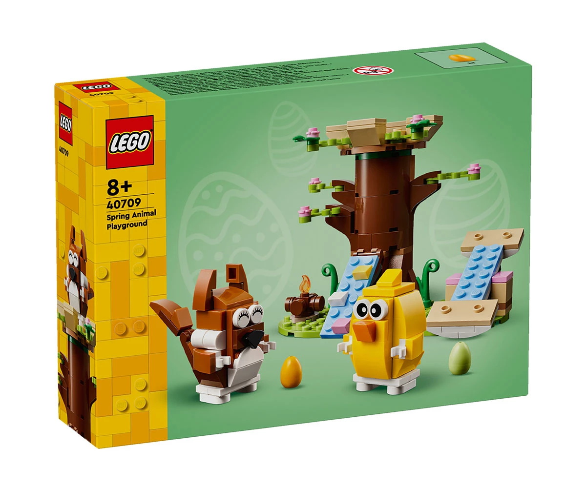 Детски комплект за игра LEGO® Iconic 40709 - Пролетна площадка с животни Конструктор ЛЕГО Icons 40709