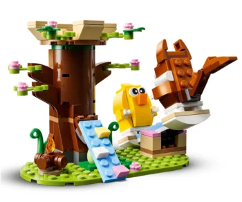 Детски комплект за игра LEGO® Iconic 40709 – Пролетна площадка с животни