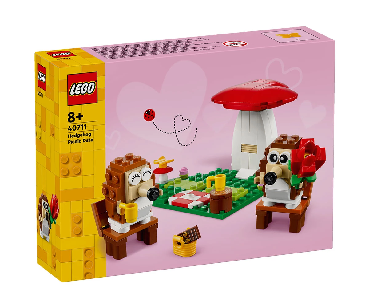 Детски комплект за игра LEGO® Iconic 40711 - Пикник с таралеж Конструктор ЛЕГО Icons 40711