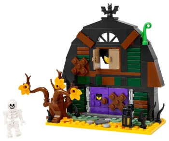 Детски комплект за игра LEGO® Iconic 40721 – Хелоуин хамбар
