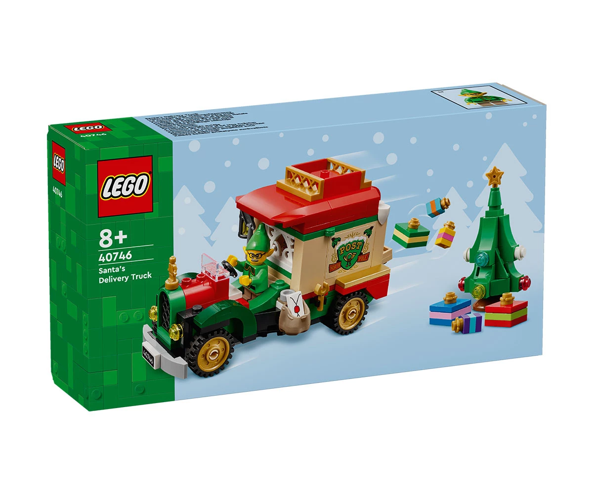 Детски комплект за игра LEGO® Iconic 40746 - Камионът за доставки на Дядо Коледа LEGO® Icons 40746 - Santa's Delivery Truck