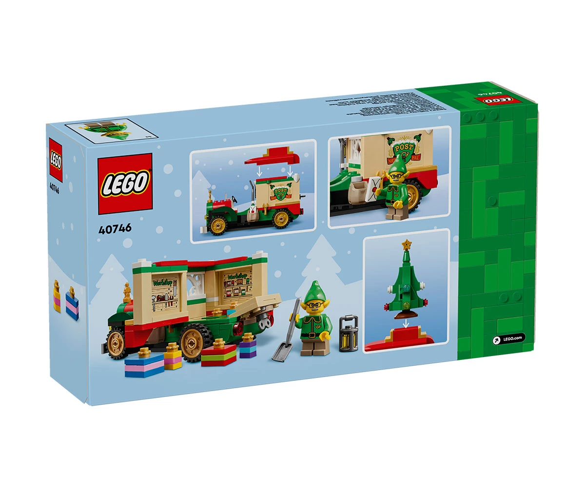 Детски комплект за игра LEGO® Iconic 40746 - Камионът за доставки на Дядо Коледа thumb 2 LEGO® Icons 40746 - Santa's Delivery Truck thumb 2