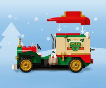 Детски комплект за игра LEGO® Iconic 40746 – Камионът за доставки на Дядо Коледа