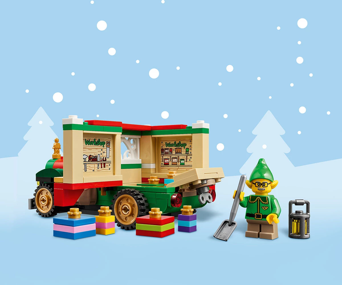 Детски комплект за игра LEGO® Iconic 40746 - Камионът за доставки на Дядо Коледа thumb 8 LEGO® Icons 40746 - Santa's Delivery Truck thumb 8
