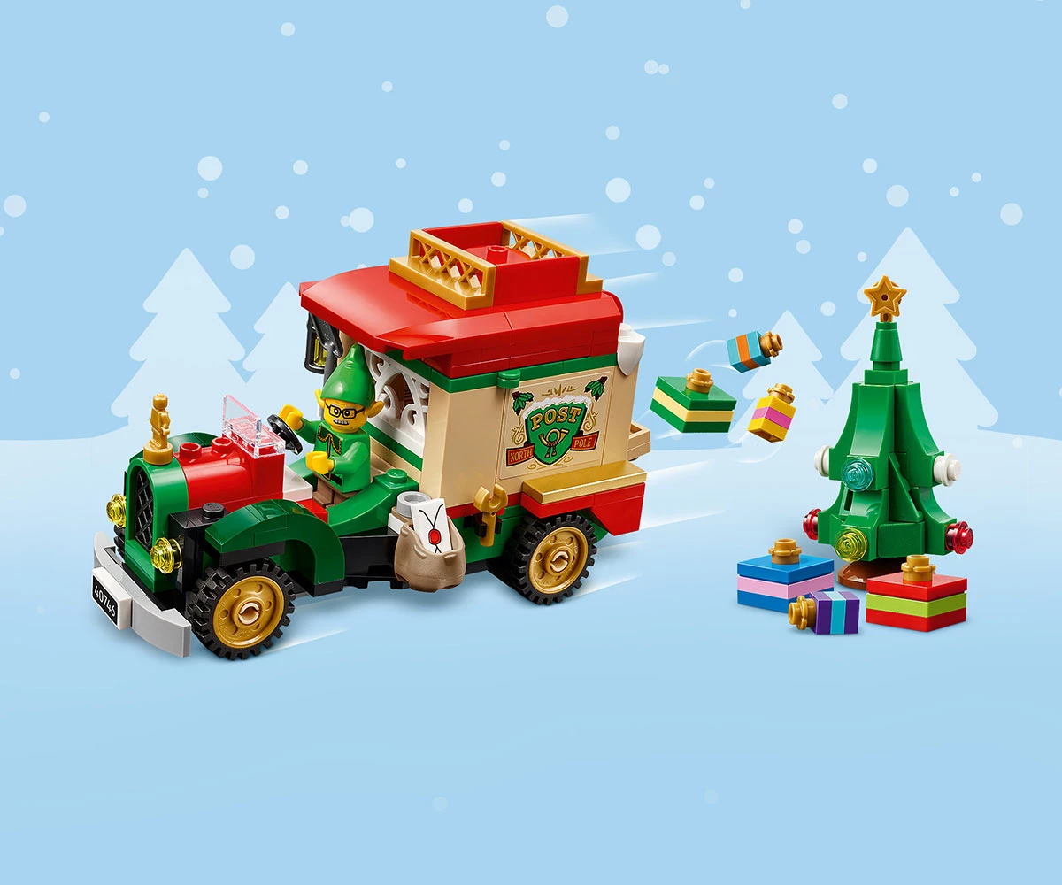 Детски комплект за игра LEGO® Iconic 40746 - Камионът за доставки на Дядо Коледа thumb 9 LEGO® Icons 40746 - Santa's Delivery Truck thumb 9