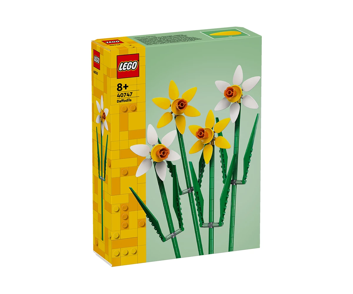 Детски комплект за игра LEGO® Iconic 40747 - Нарциси | Цвете | Цветя Конструктор ЛЕГО Icons 40747 | Цвете | Цветя