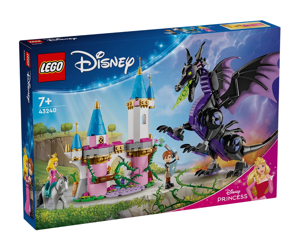 Детски комплект за игра LEGO® Disney Princess 43240 - Злодеида в драконова форма Конструктор ЛЕГО Disney Princess 43240