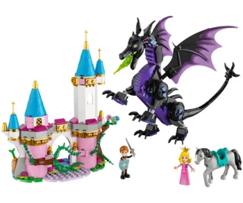 Детски комплект за игра LEGO® Disney Princess 43240 – Злодеида в драконова форма