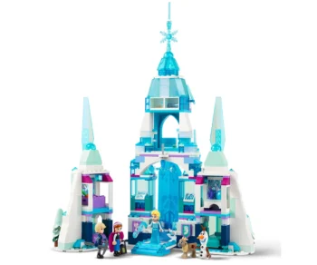 Детски комплект за игра LEGO® Disney Princess™ 43244 – Леденият дворец на Елза