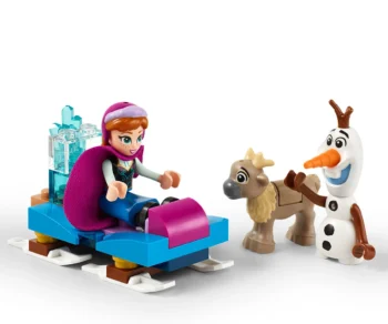Детски комплект за игра LEGO® Disney Princess™ 43244 – Леденият дворец на Елза