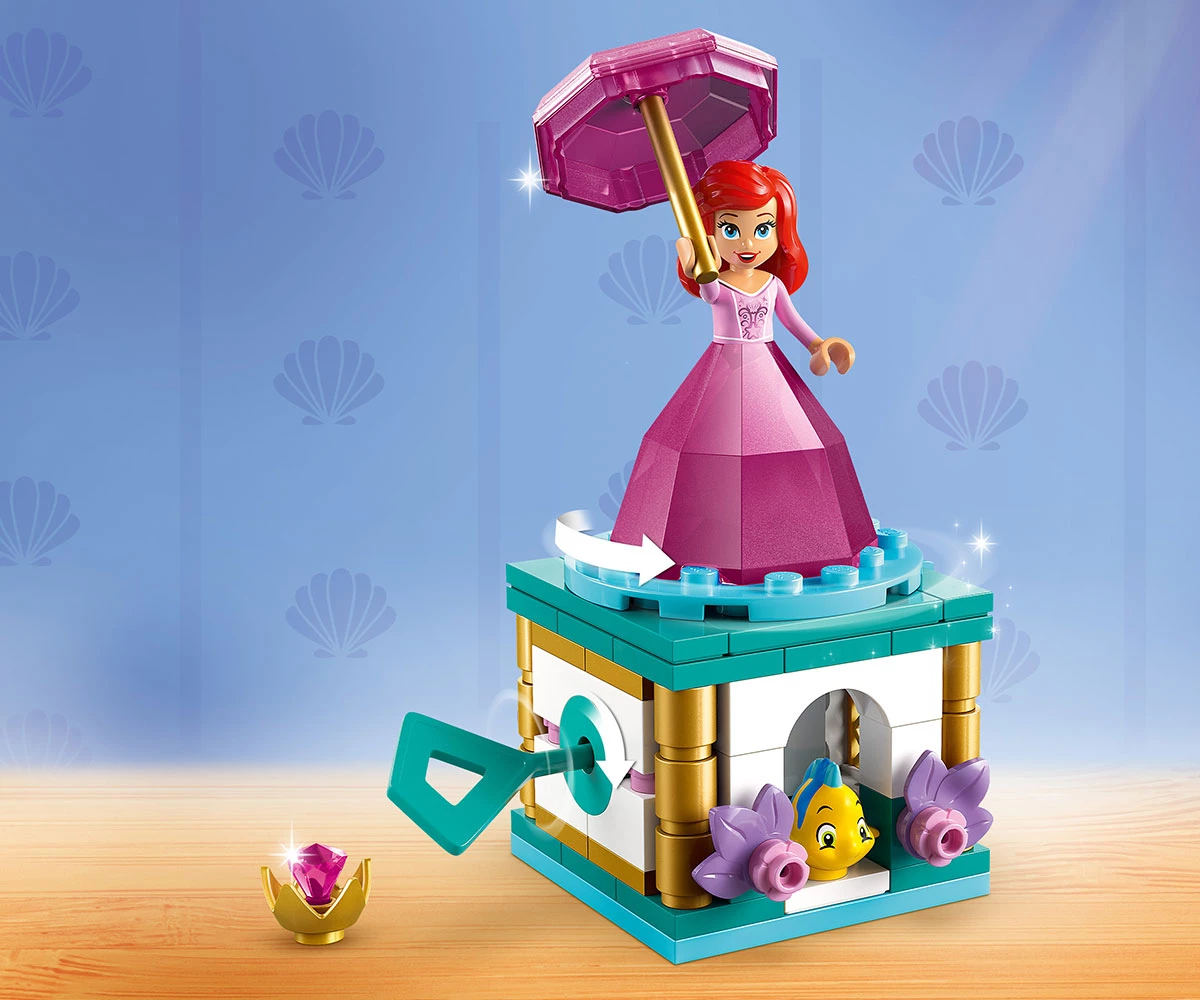 Детски комплект за игра LEGO® Disney Princess 43259 - Ариел се върти thumb 13 Конструктор ЛЕГО Disney Princess 43259 thumb 13