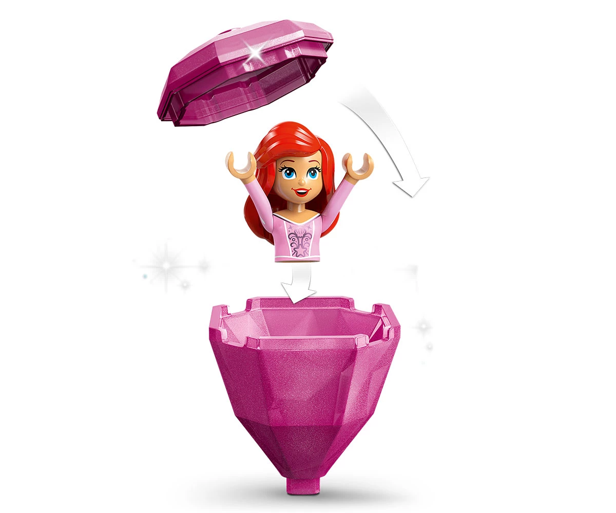 Детски комплект за игра LEGO® Disney Princess 43259 - Ариел се върти thumb 7 Конструктор ЛЕГО Disney Princess 43259 thumb 7