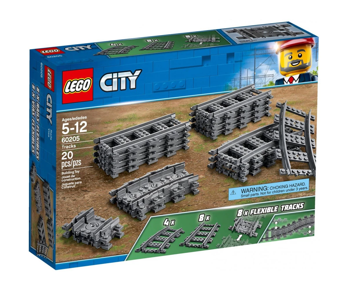 Детски комплект за игра LEGO® City 60205 - Релси Конструктор ЛЕГО City 60205