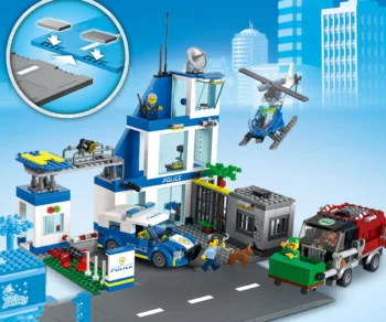 Детски комплект за игра LEGO® City Police 60316 – Полицейски участък
