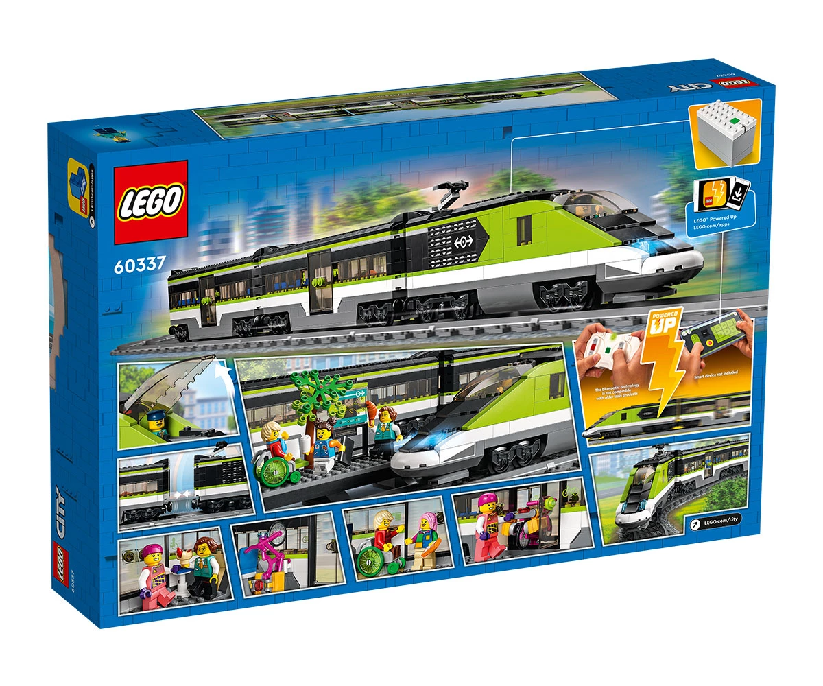 Детски комплект за игра LEGO® City 60337 - Пътнически влак експрес thumb 2 Конструктор ЛЕГО City 60337 thumb 2