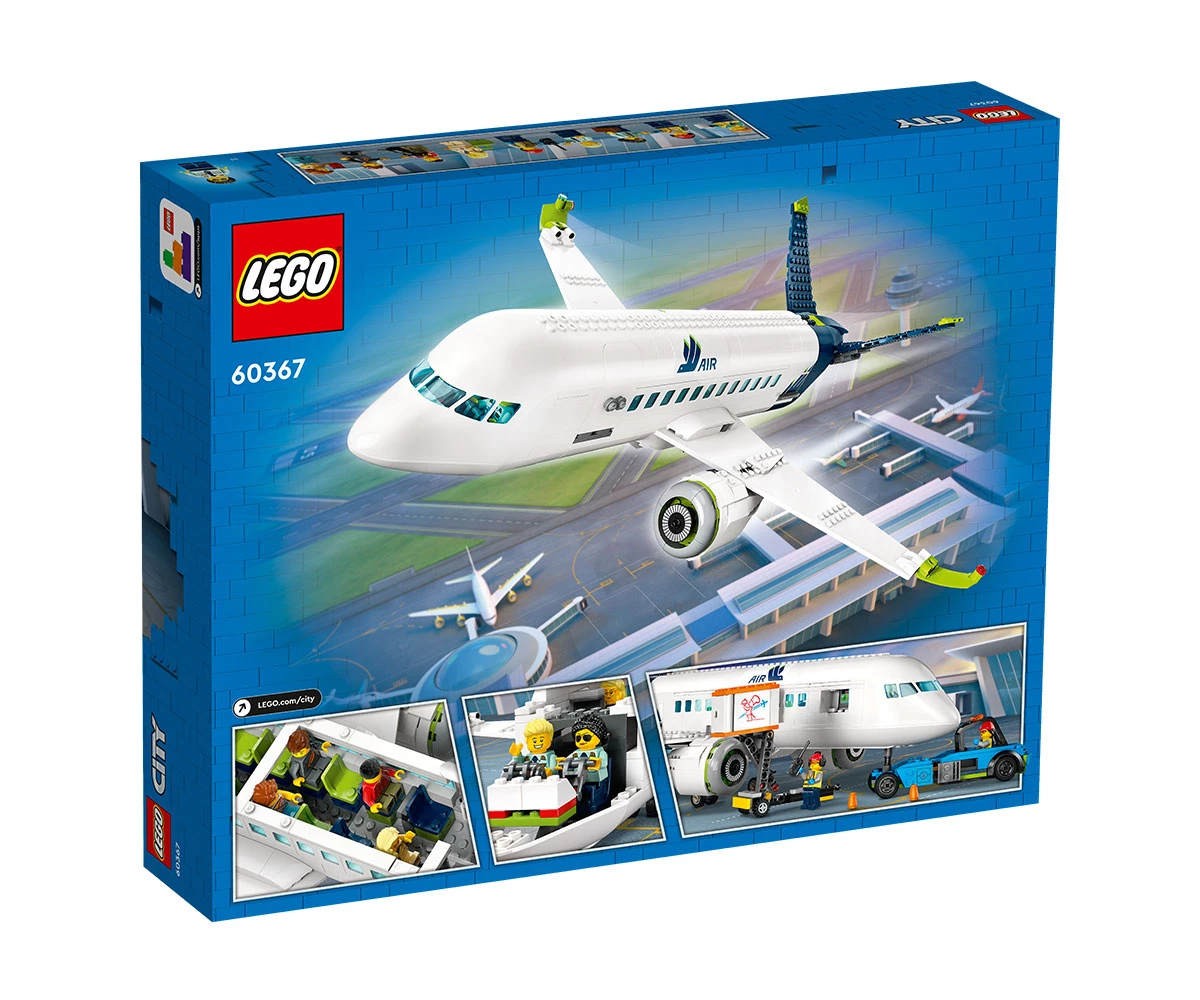 Детски комплект за игра LEGO® City 60367 - Пътнически самолет thumb 2 Конструктор ЛЕГО City 60367 thumb 2
