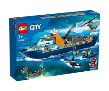 Детски комплект за игра LEGO® City 60368 – Арктически изследователски кораб