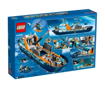 Детски комплект за игра LEGO® City 60368 – Арктически изследователски кораб