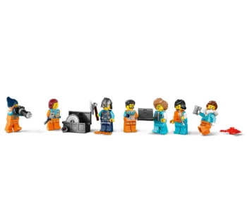 Детски комплект за игра LEGO® City 60368 – Арктически изследователски кораб
