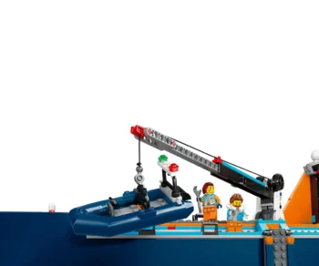 Детски комплект за игра LEGO® City 60368 – Арктически изследователски кораб
