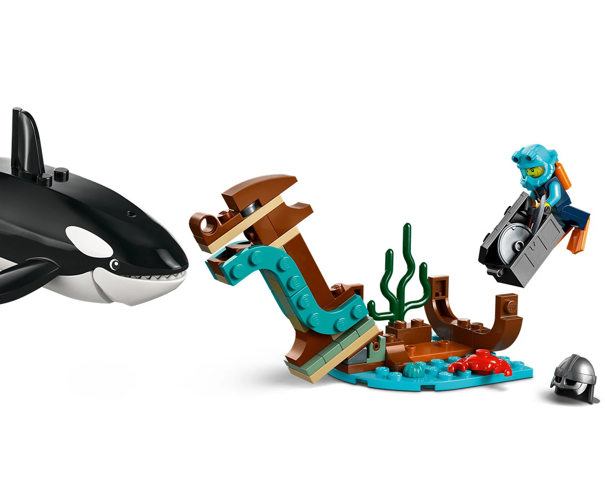 Детски комплект за игра LEGO® City 60368 - Арктически изследователски кораб thumb 8 Конструктор ЛЕГО City 60368 thumb 8