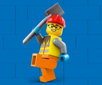 Детски комплект за игра LEGO® City Great Vehicles 60401 – Строителен валяк