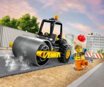 Детски комплект за игра LEGO® City Great Vehicles 60401 – Строителен валяк