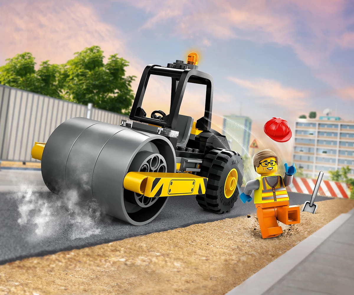 Детски комплект за игра LEGO® City Great Vehicles 60401 - Строителен валяк thumb 6 Конструктор ЛЕГО City 60401 thumb 6