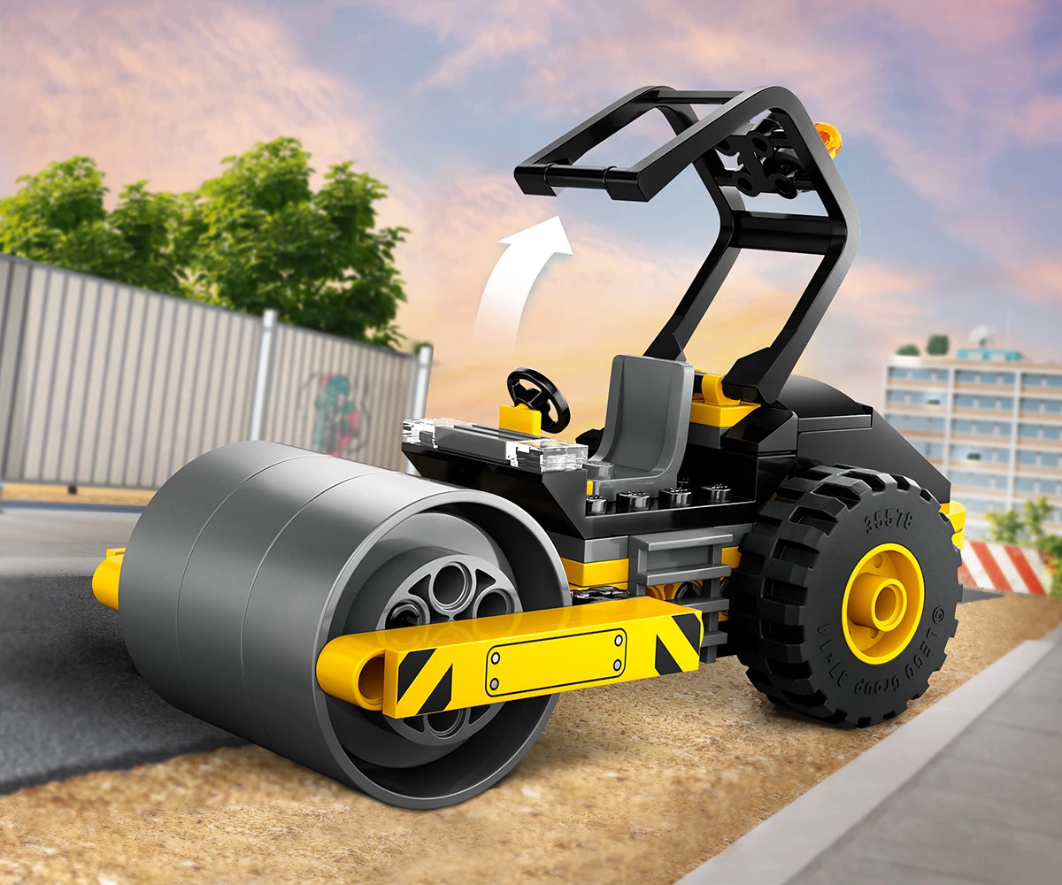 Детски комплект за игра LEGO® City Great Vehicles 60401 - Строителен валяк thumb 7 Конструктор ЛЕГО City 60401 thumb 7