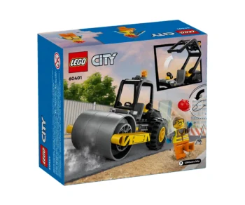 Детски комплект за игра LEGO® City Great Vehicles 60401 – Строителен валяк
