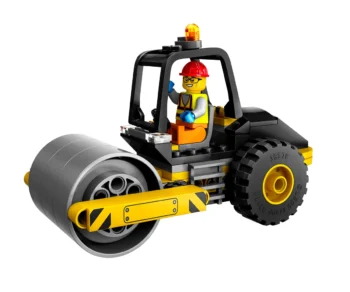 Детски комплект за игра LEGO® City Great Vehicles 60401 – Строителен валяк